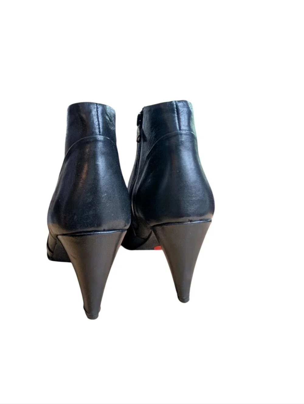 Fabianelli Italy Leather Pointed Toe Ankle Booties Heeled Boots EU 39/US 8.5